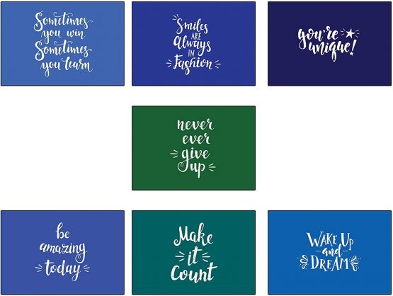 45 Shades of Motivation - Set of 45 Postcards. 45 Different Motivational and Inspirational Quotes - Image 3
