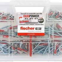 Fischer 544546 Duopower Universal Dowels Kit with Screw, Transparent