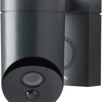 Somfy 2401563A Outdoor HD Camera for Home Security Systems - Smart Device with Integrated App and Simple Installation, Anthracite Grey