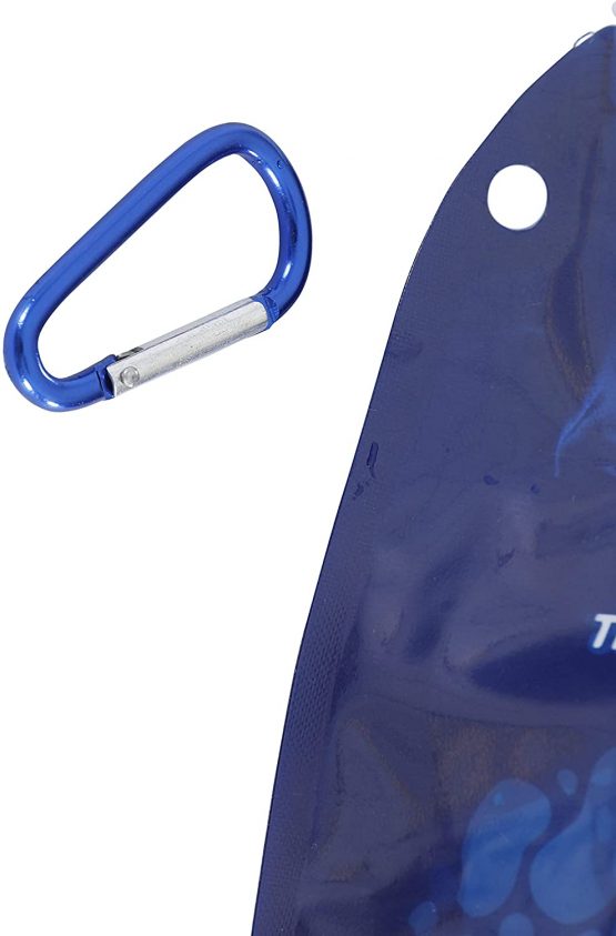 Trespass Hydromini, Blue, ONE SIZE, Collapsable Water Bottle 350ml with Bite Valve, One Size, Blue - Image 3