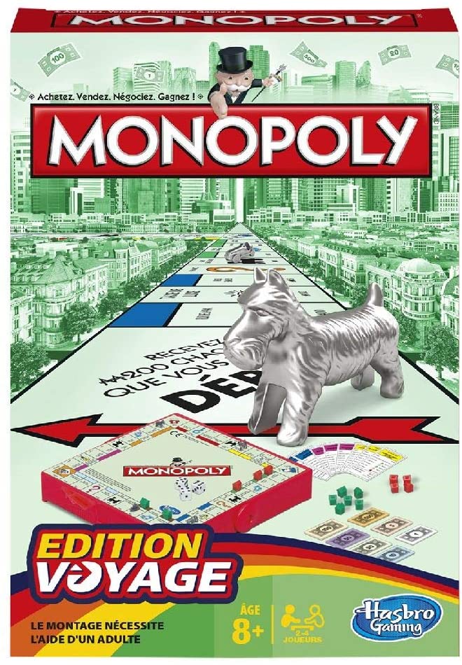 MONOPOLY Voyage B10021010 Board Game for 2 to 6 Players, Multicolored