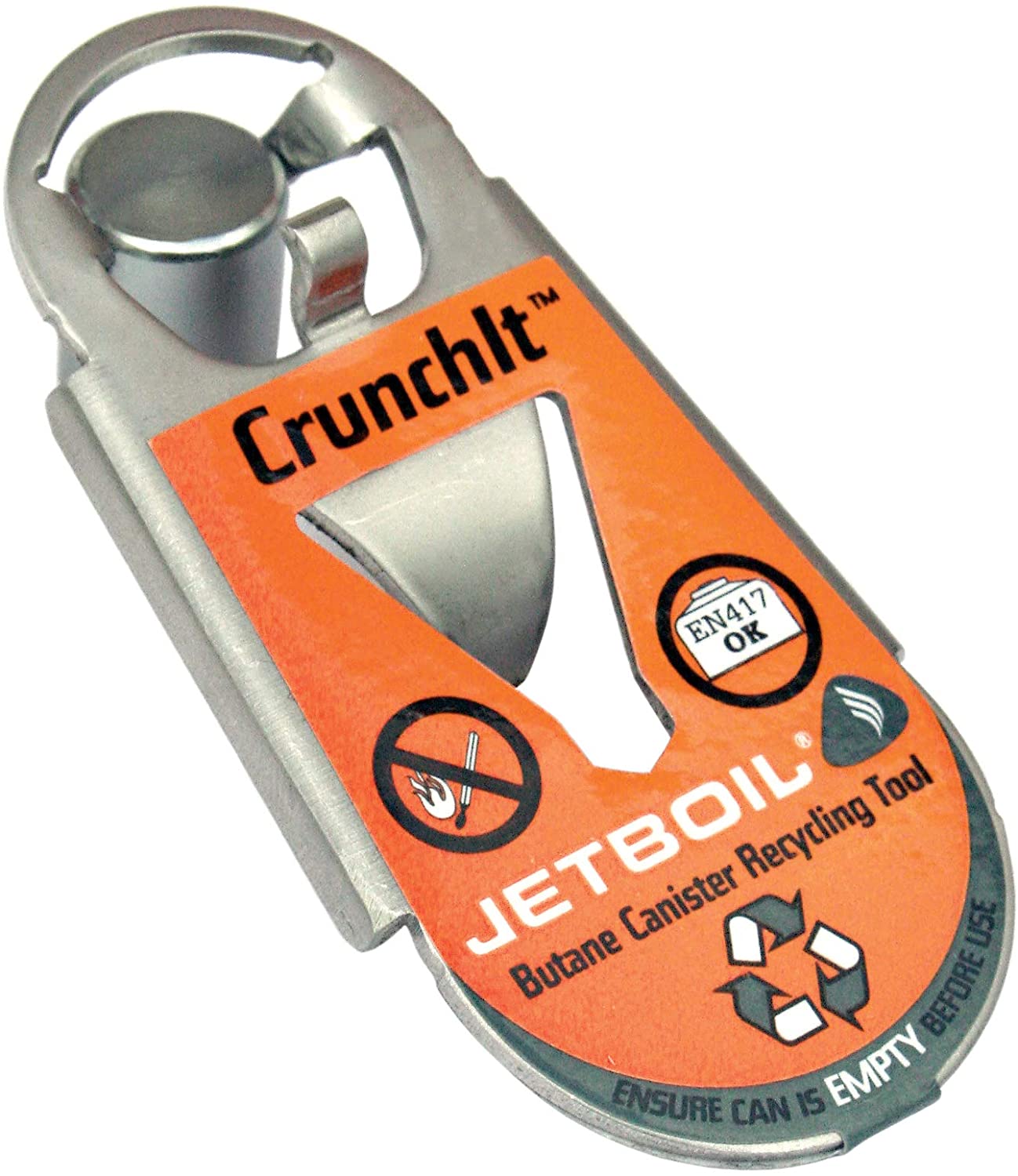 Jetboil Crunchit - Gas cannister recycling accessory, Orange