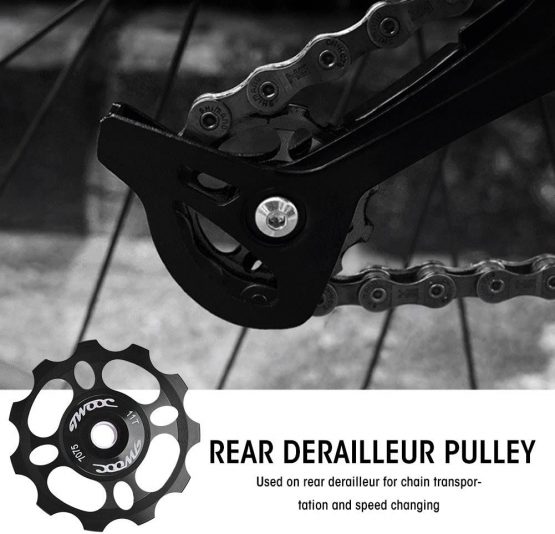 Tbest 11T Jockey Wheels Rear Derailleur Pulley Roller Wheel Road Mountain Bike Bicycle Jockey Pulley Wheel Rear Derailleur Pulley - Image 2