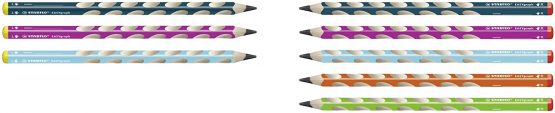 Handwriting Pencil - STABILO EASYgraph B Left Handed Pink - Image 3