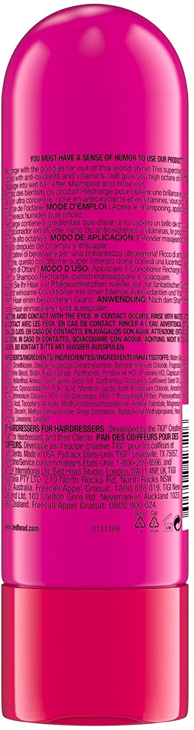 BED HEAD by TIGI Recharge High Octane Shine Conditioner 200 ml, 200 ml (Pack of 1) - Image 2