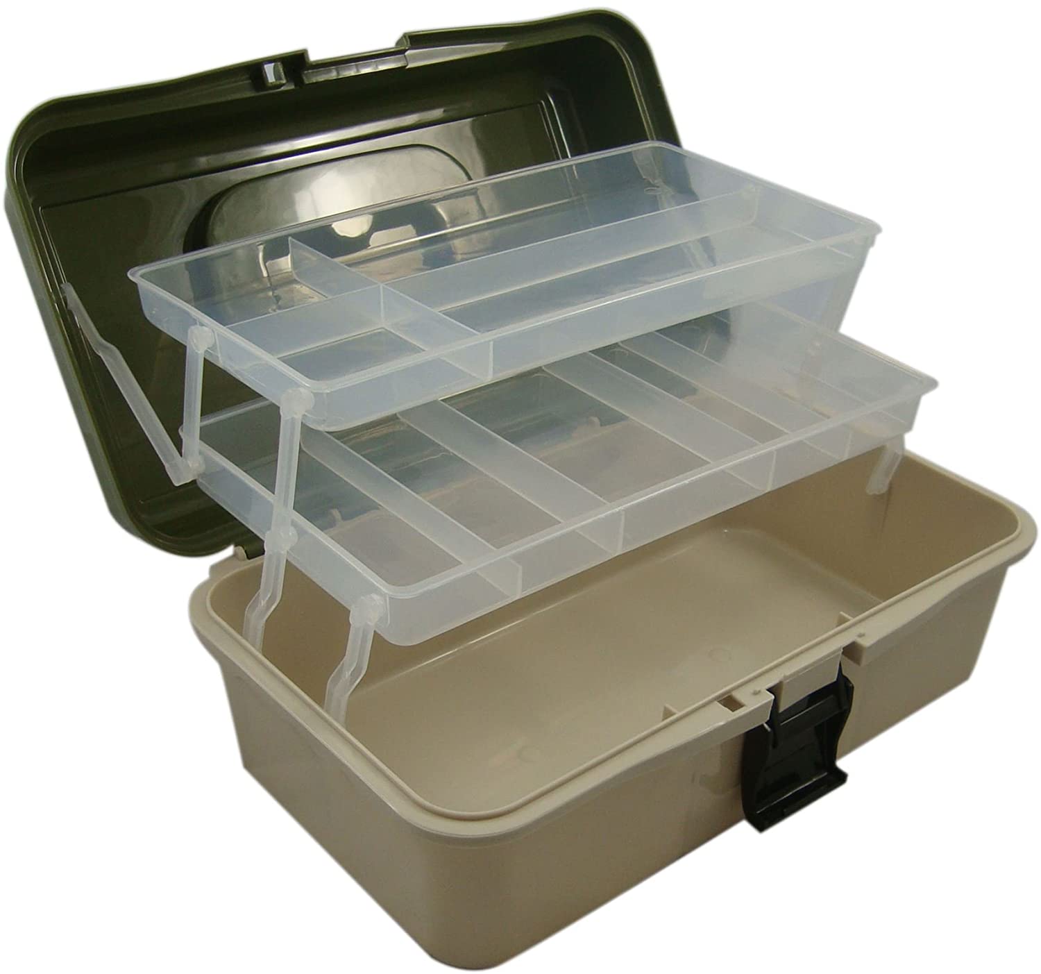 Lunar Box, 3 Layer Cantilever Fishing Tackle Box, With Float Storage ...