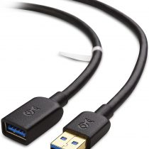 Cable Matters USB to USB Extension Cable 2m (USB 3 Extension Cable/USB 3 Extension Lead) in Black 2m