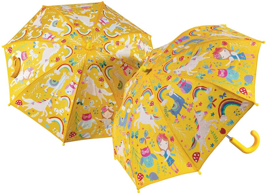 Floss & Rock Rainbow Fairy Colour Changing Umbrella, Small