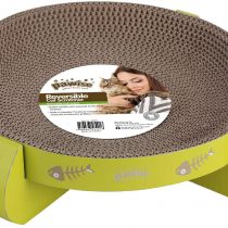 PAWISE Cat Scratcher Cardboard Reversible Cat Scratcher Refill Cat Lounge (34.5 x 34.5 x 9CM)