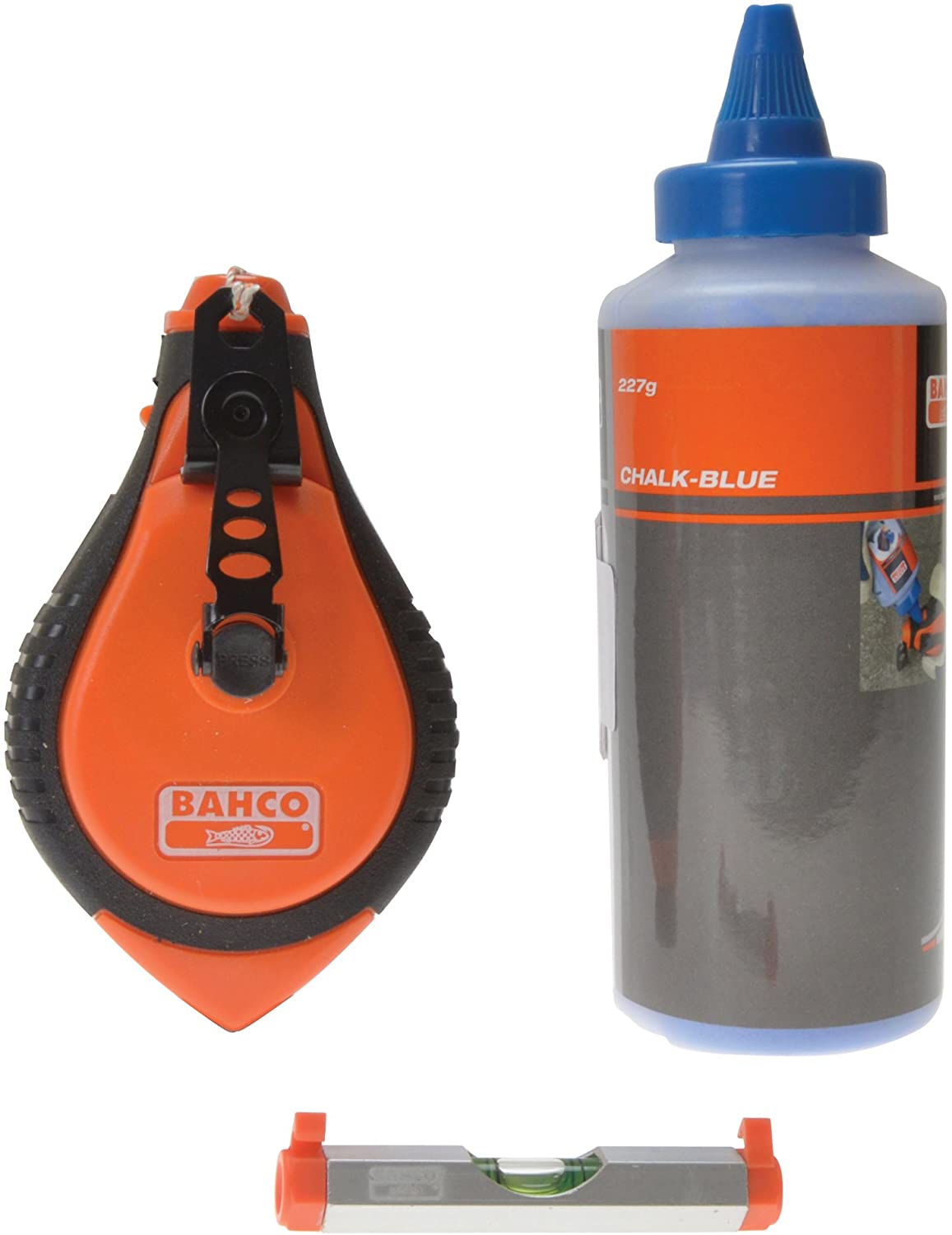 Bahco CLSET Blue Chalk/ Chalk Line/ Line Level Set BigaMart
