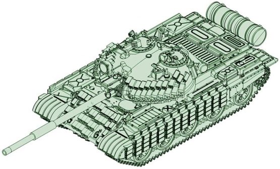 Trumpeter TRU07149 1/72 T62 ERA, Modell 1972 Plastic kit, Various