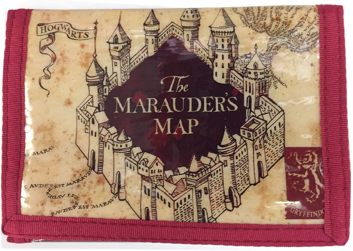 Harry Potter Marauder's Map Tri-Fold Wallet Purse, Multicoloured