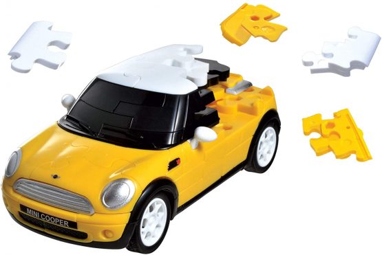 Puzzle Fun 3D 80657074 Mini Cooper Yellow - Image 2