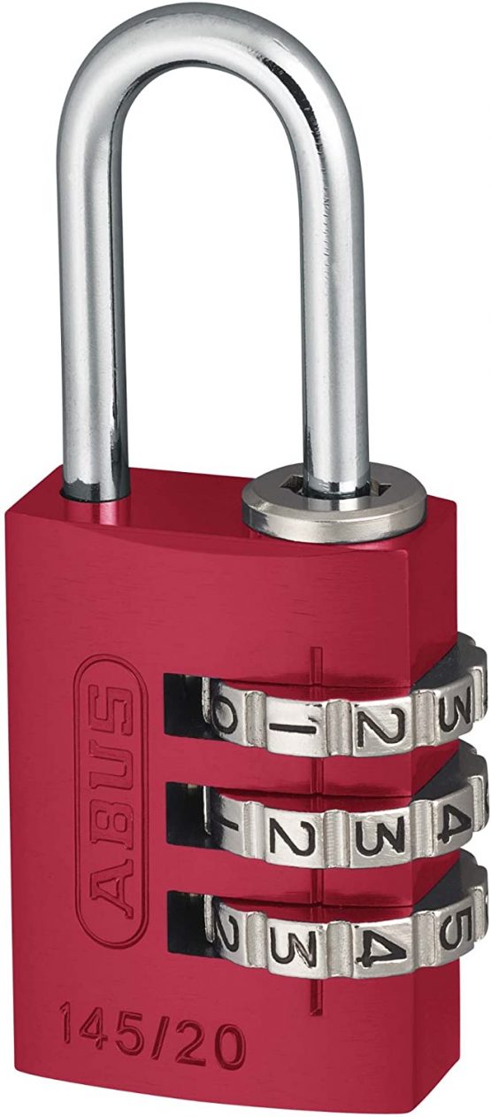 ABUS 145/20 Combination Padlock - Red - Image 2