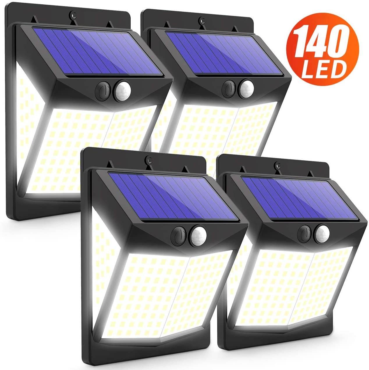CLAONER Solar Security Lights Outdoor