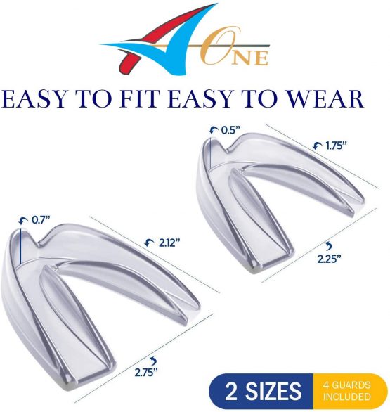 Professional Dental Mouth Guard for Teeth Grinding, Bruxism & TMJ Relief | 4 Customisable Night Guards in 2 Sizes | Dentist Recommended - UK Designed Teeth Grinding Guard | Storage Case - Image 3