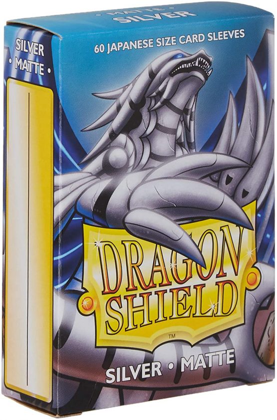 Arcane Tinman AT-11108 Sleeves: Dragon Shield Matte Japanese Silver (60) Card