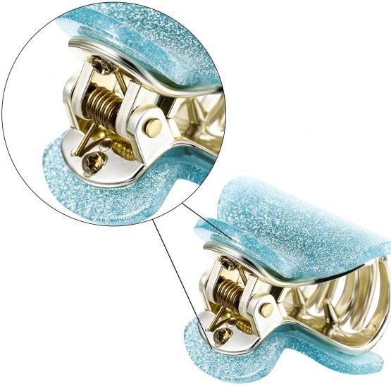 6 Pieces Small Plastic Hair Claw Clips Acrylic Claw Hair