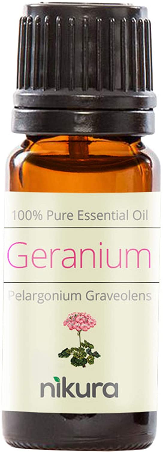 Nikura Geranium (Bourbon) Essential Oil 10ml 100 Pure BigaMart