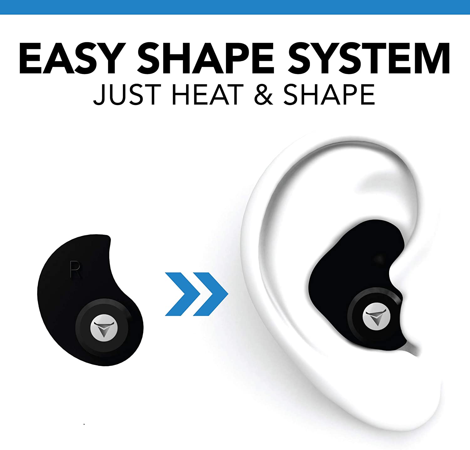 Decibullz - Custom Moulded High-Fidelity (Hi-Fi) Earplug Filters for Concerts and Events (Black) - Image 2