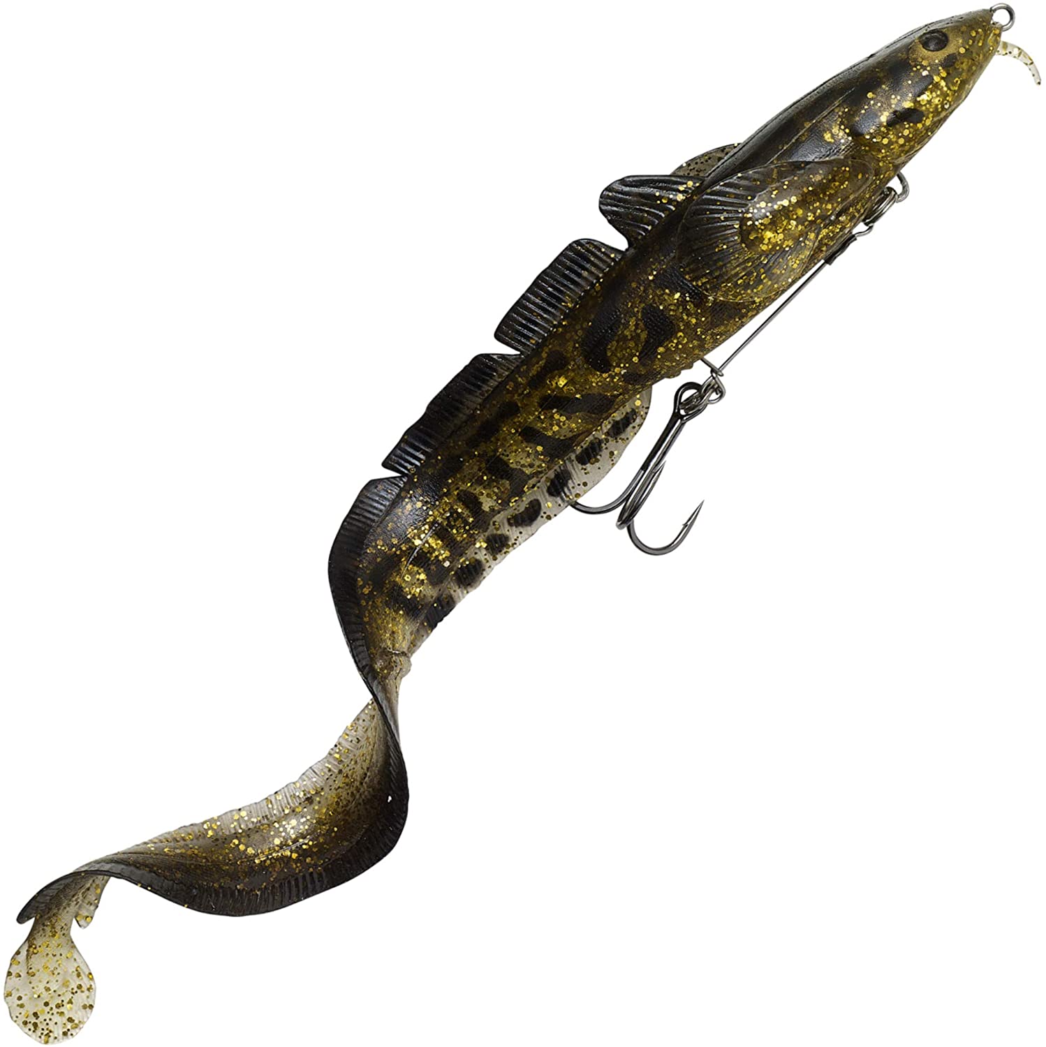 Savage Gear 3D Burbot - Gold Burbot UV- 25cm/70g SS, size 18