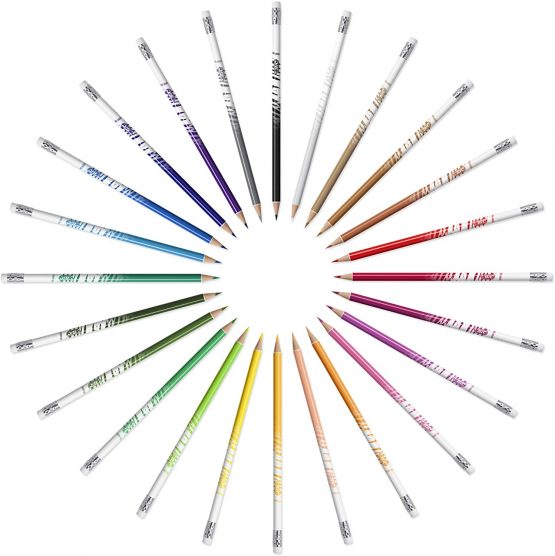BIC Kids Evolution Illusion Erasable Colored Pencils - Assorted Colors, Pack of 24 - Image 3