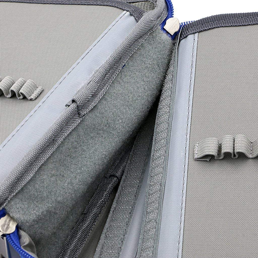 Pencil Bags,Large-storage Pen Pencil Case Stationery Pouch Bag Case Portable and Multi-layer Canvas Pencil Case Pencil Holder Organizer Stationary Bags for Pens,Pencils and Erasers - Image 3
