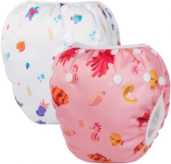 HBselect Reusable Swim Nappies for Baby Toddler Boy Adjustable Swimming