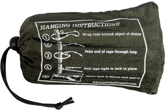 Ticket to the Moon Fair Trade & Handmade Tree Friendly Hanging / Fixing Kit for Hammock and Hanging Chair, Max. 700 kg, from 90 g to 3.4 m, straps and ropes for hanging and swing. - Image 4