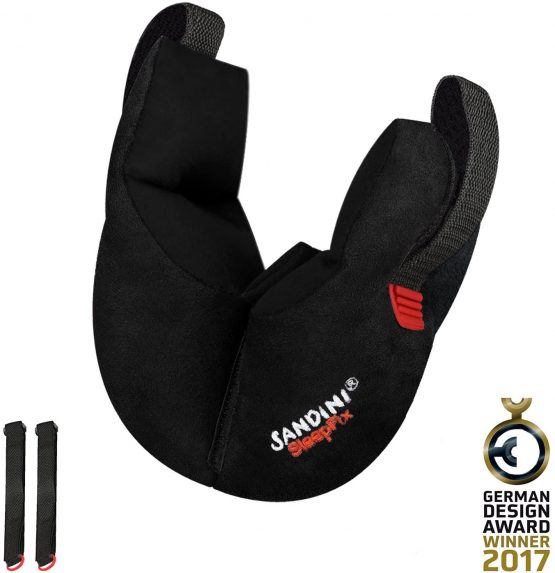 SANDINI SleepFix® Kids BASIC – Child neck pillow/Neck cushion/Sleeping pillow for kids with support function – Child seat accessory as BASIC version for car/bike/travel – Designed in Germany/Made - Image 4