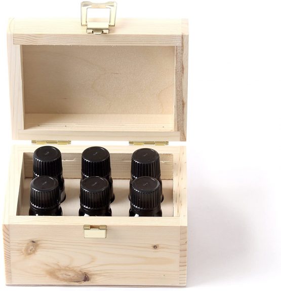 Mystic Moments | Essential Oil Starter Pack In Wooden Gift Box - 6 x 10ml - 100% Pure