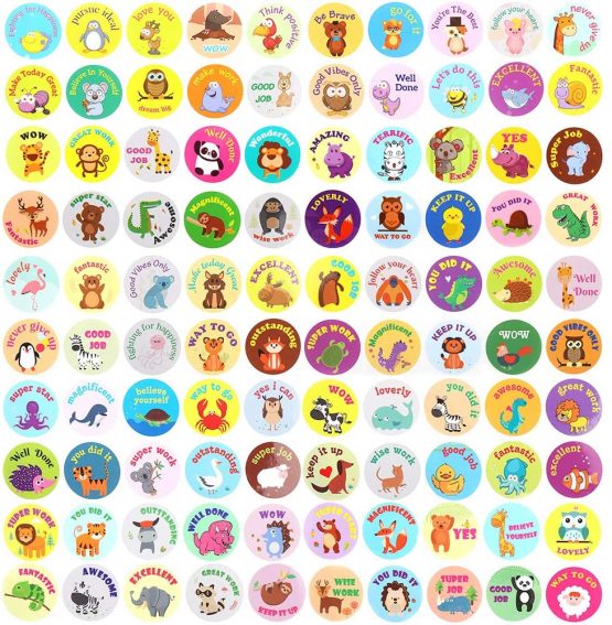 Animal Reward Stickers for Teacher Praise Sticker Solutions and Kids ...