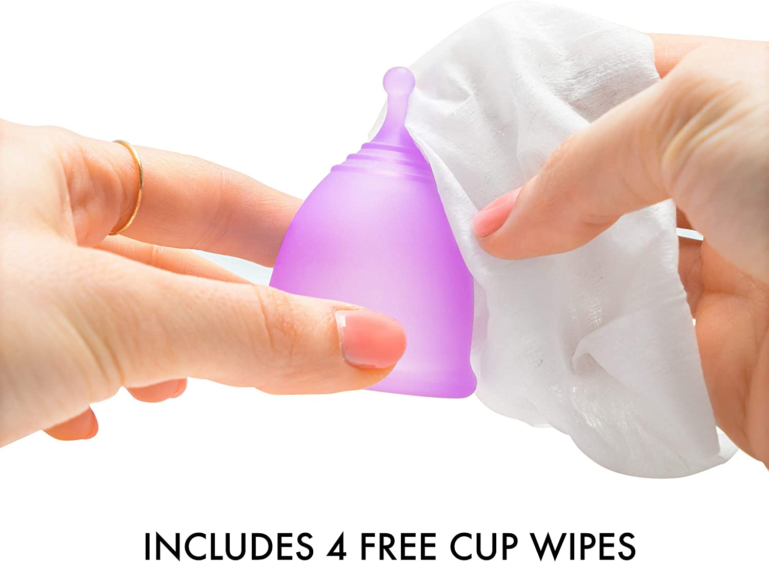 Pixie Menstrual Cup, No Metals or Toxins, 100% Medical-Grade Silicone, Ranked 1 for The Most Soft Reusable Period Cup - Image 2
