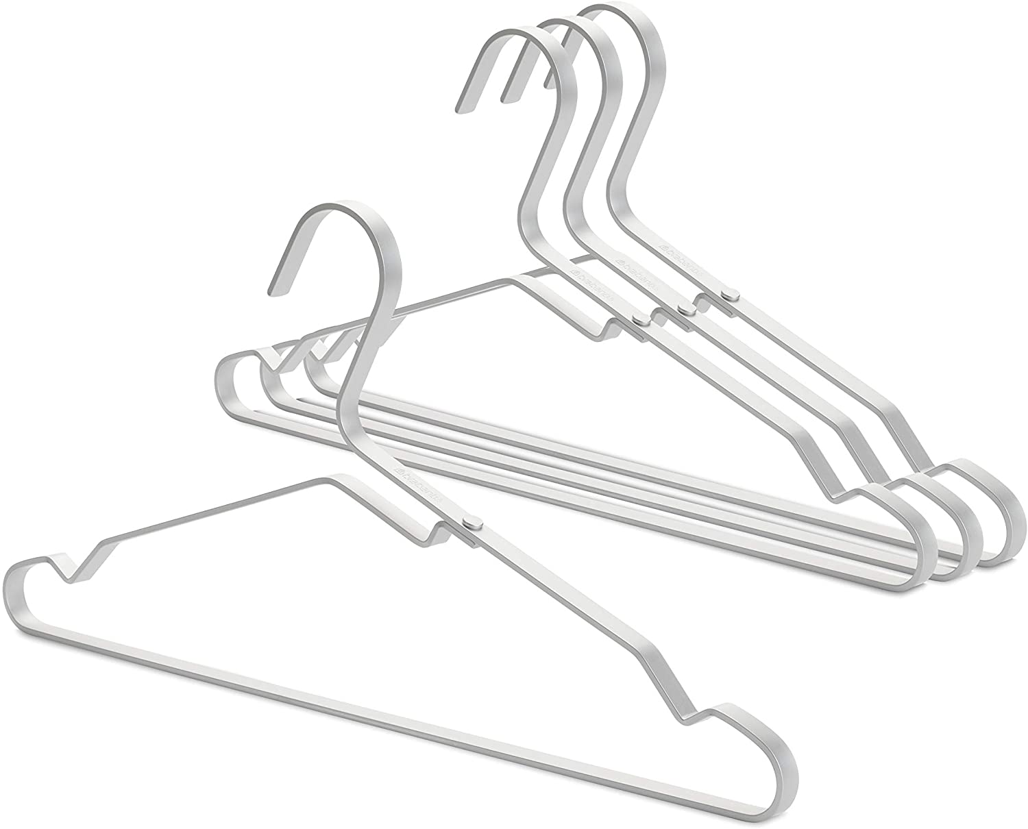 Brabantia 118661 Clothes Hangers, Aluminium, Silver, Medium