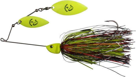 Savage Gear Da'Bush Spinnerbait #4 Yellow Silver Holo Flame