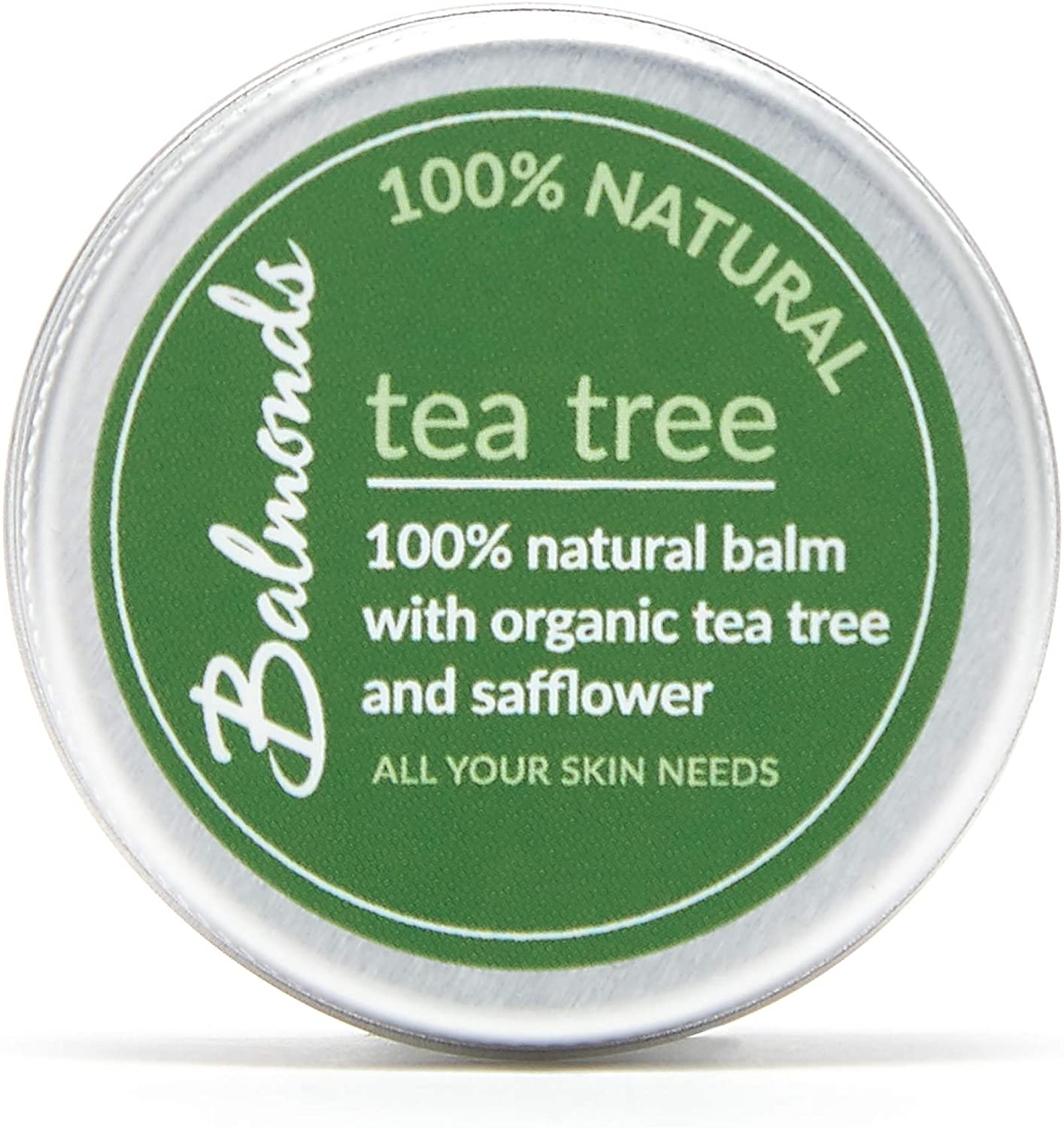 Balmonds Tea Tree Balm 15ml for Natural Healing - Skin Healing for Cold Sores Fungal Conditions, Acne, and Insect Bites