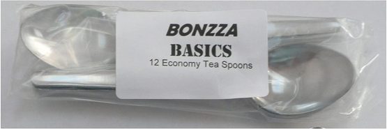 Pack of 12, High Quality Polished Stainless Steel Teaspoonsdard 5mls Size - Image 2