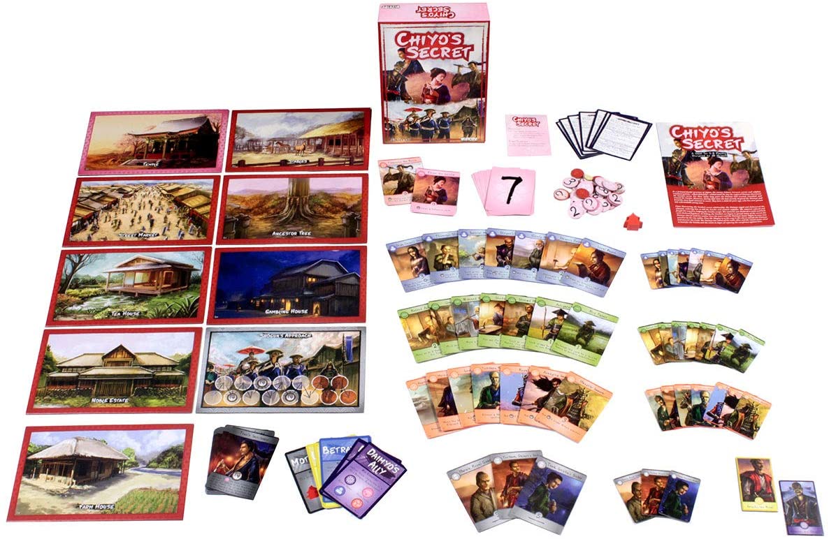 WizKids Board Game Chiyo's Secret *English Version* Role Playing games, White - Image 3