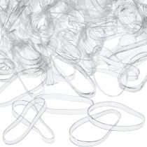 3 mm Clear Elastic Bands Hair Rubber Bands, 500 Pieces