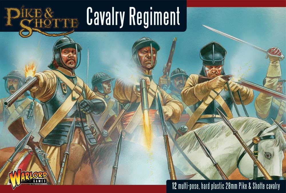 Warlord Games Pike & Shotte Cavalry Regiment Highly Detailed Pike & Shotte Era Miniatures for Table-top Wargaming