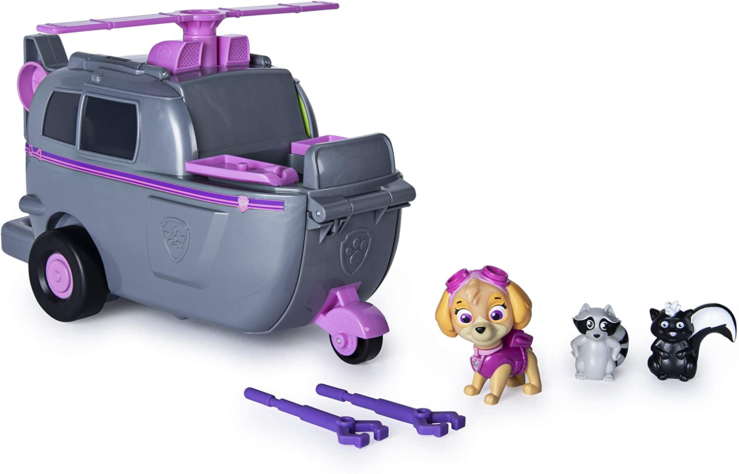 Paw Patrol, Skye’s Ride N Rescue, 2-in-1 Transforming Playset and Helicopter, for Kids Aged 3 Years and Over - Image 3