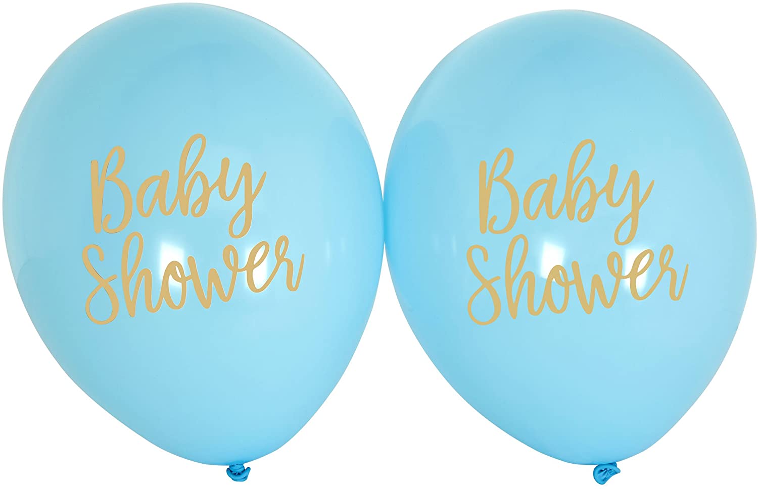 Neviti Pattern Works - Balloons - Baby Shower Blue, Pack of 8, 10 x 3 x 0.2 cm