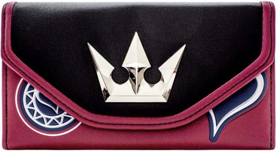 Kingdom Hearts Silver Crown Red Coin & Card Clutch Purse - Image 2