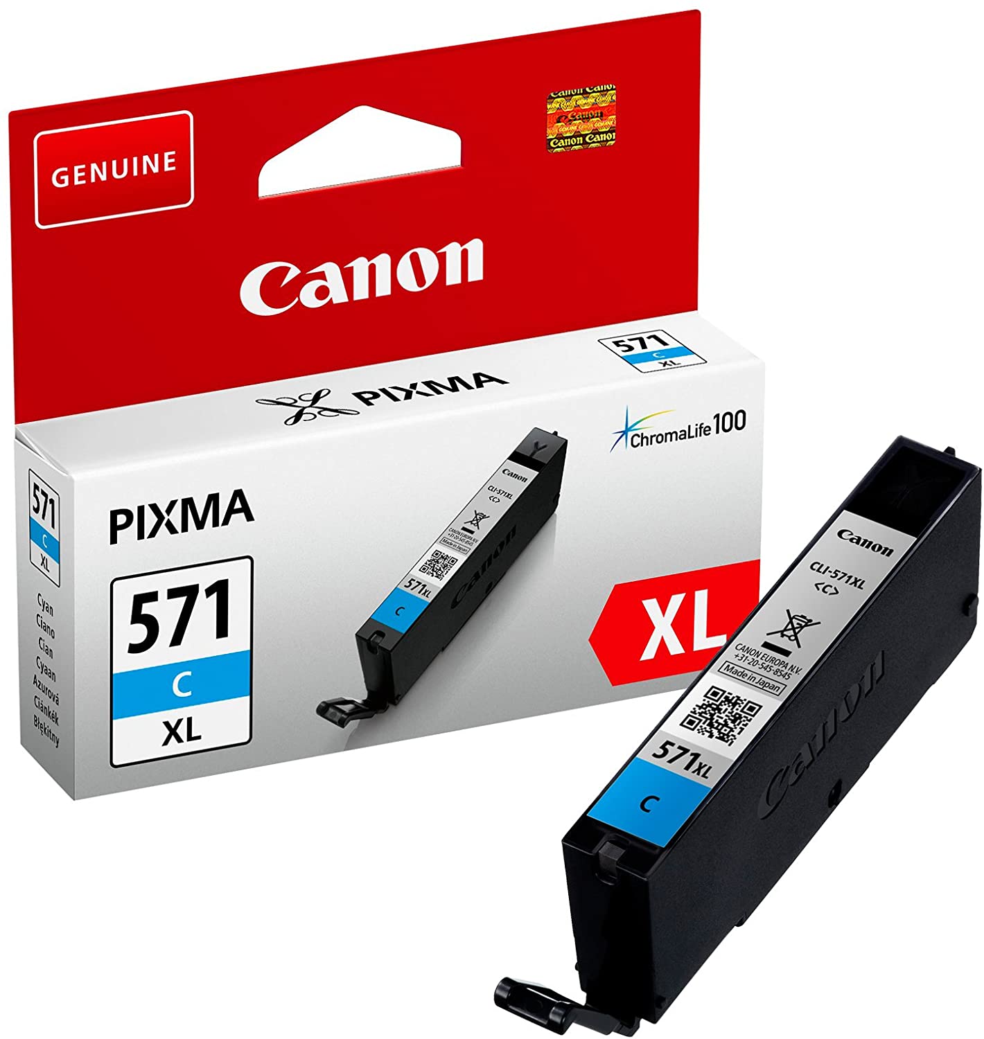 Canon Original PGI-570XL Black + CLI-571XL Black/Yellow/Magenta/Cyan (Pack of 5), Schwarz, Cyan, Magenta, Yellow, Photo-Black - Image 3