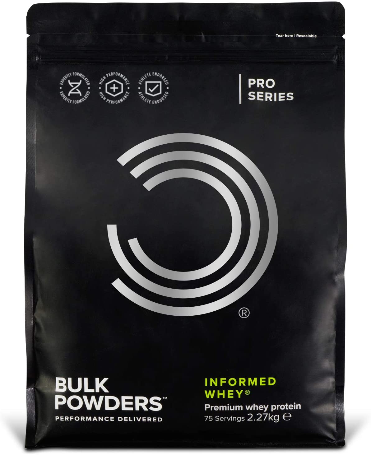Bulk Informed Whey Protein Isolate Powder, Protein Shake with Added Digestive Enzymes, Chocolate Hazelnut Biscuit, 2.27 kg