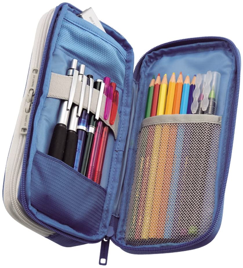 Lihit Lab Double Pen Case, Large, 4.1 x 8.7, Green (A7661-7) - Image 2