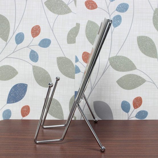 Apollo 8282 Cook Book Holder, Chrome, 22.7 x 13.3 x 22.4 cm - Image 3