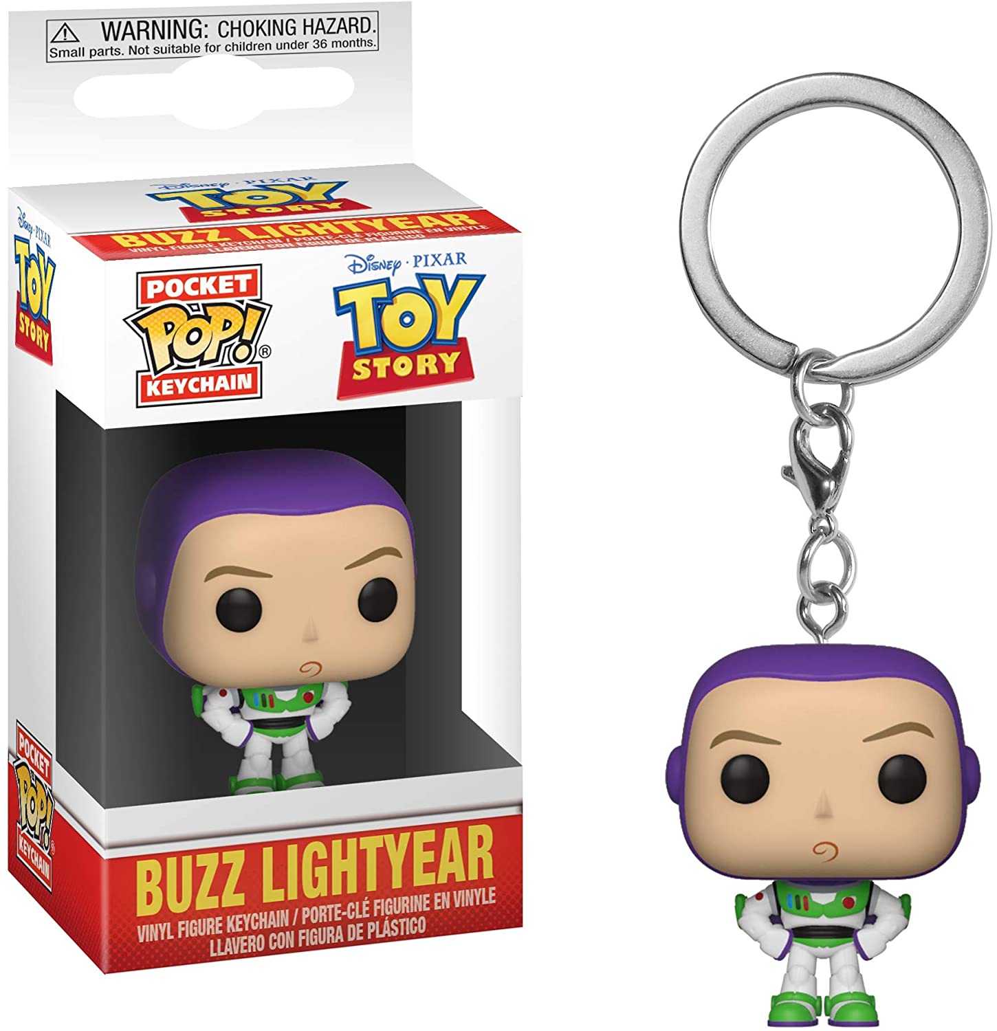 Funko Pop! Keychain: Disney Pixar Toy Story, Buzz Lightyear, Disney Pixar: Toy Story Novelty Keyring, Collectable Mini Figure - Image 2