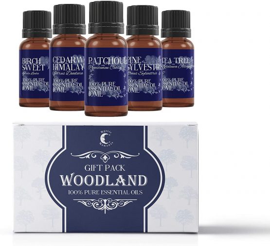 Mystic Moments | Essential Oil Starter Pack - Woodland Oils - 5 x 10ml - 100% Pure