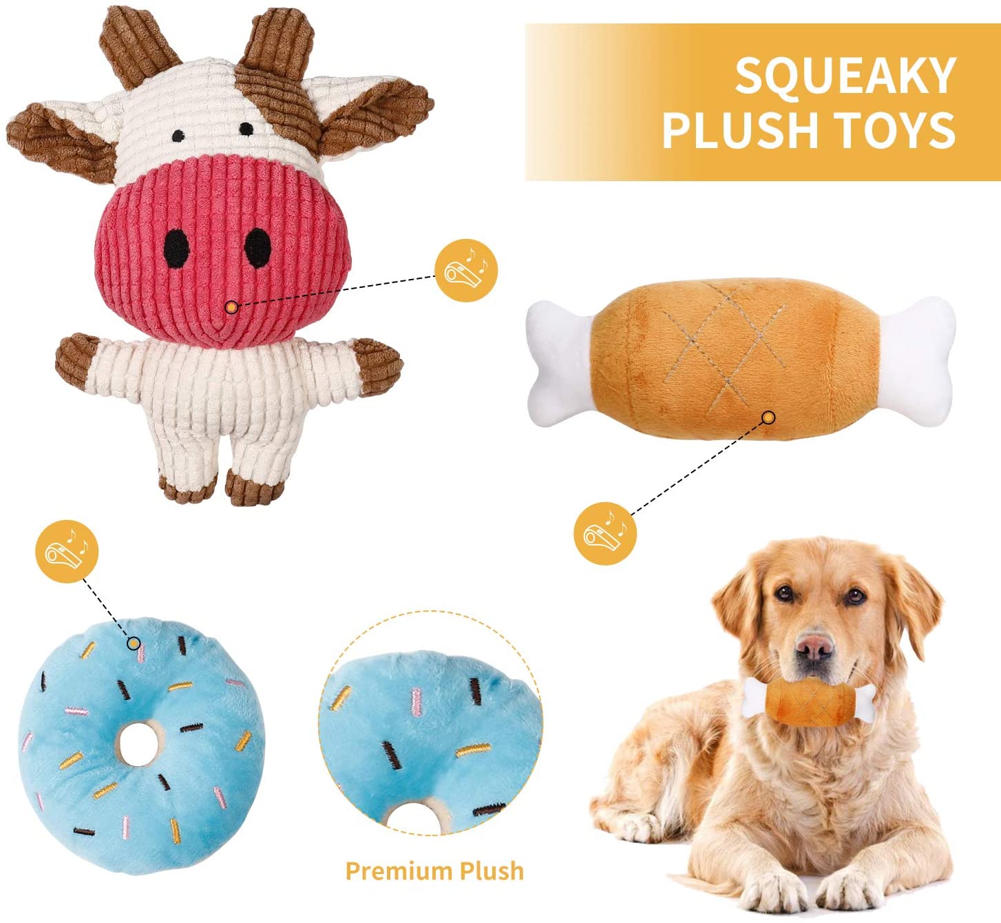 Toozey Dog Toys - 7 Pack Puppy Toys from 8 Weeks Small Dog - Interactive Chew Rope Toys, Non-Toxic Natural Cotton, Relieves Boredom - Image 3